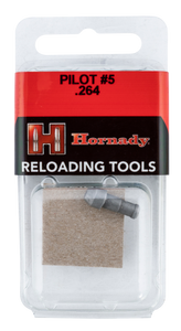 Hornady 390947 Cam Lock Pilot .264 Silver 6.5 Creedmoor Steel                                                                                                                                           