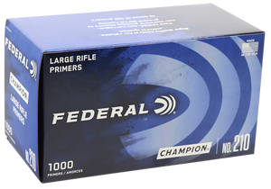 Federal 210 Champion Large Rifle Multi Caliber 1000 Per Box/5 Case                                                                                                                                       Federal 210 Champion Large Rifle Multi Caliber 1000 Per Box/5 Case
