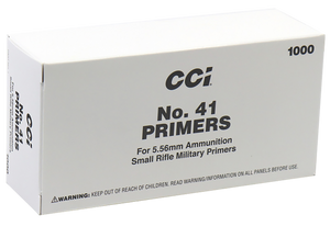 CCI 1 Mil-Spec No. 41 5.56x45mm NATO Rifle 1000/Box                                                                                                                                                     
