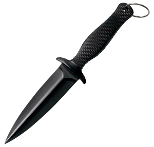 Cold Steel CS-92FBA FGX Boot Blade II 5" Fixed Plain Black Griv-Ex Blade/Black Checkered Kray-Ex Handle                                                                                                 