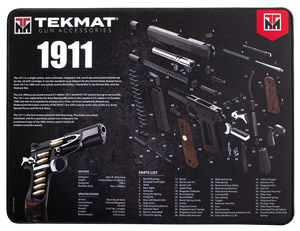 TekMat TEKR2019113D 1911 3D Ultra 20 Cleaning Mat 1911 Parts Diagram 15" x 20"                                                                                                                          
