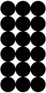 Pro-Shot P216 SplatterShot Repair Pasters Black 1" Self-Adhesive 216 Pasters Pro-Shot P216 SplatterShot Repair Pasters Black 1" Self-Adhesive 216 Pasters