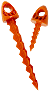 Targettack Llc  Targettack  Orange Polycarbonate Plastic 1"/3" For Paper/Vinyl Targets 12 Pack *Variety                                                                                                 