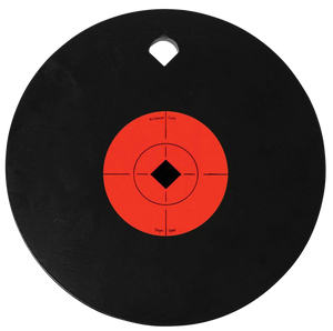 Birchwood Casey 47614 World of Targets Single Hole 10" Pistol/Rifle Black/Orange AR500 Steel Circle w/Crosshair & Diamond 0.38" Thick Hanging Birchwood Casey 47614 World of Targets Single Hole 10" Pistol/Rifle Black/Orange AR500 Steel Circle w/Crosshair & Diamond 0.38" Thick Hanging