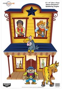 Birchwood Casey 35564 Pregame Saloon/Patrons Paper Hanging Universal 12" x 18" Multi-Color 8 Per Pkg Birchwood Casey 35564 Pregame Saloon/Patrons Paper Hanging Universal 12" x 18" Multi-Color 8 Per Pkg