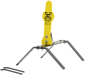 Caldwell 1178560 Auto Reset  33% Rifle Yellow AR500 Steel Pepper Popper Includes Ground Stakes                                                                                                          