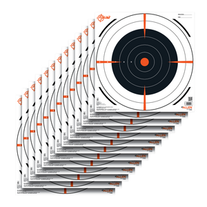 EZ-Aim 15334 Bullseye Hanging Paper 12" x 12" Black/White 13 Per Pack EZ-Aim 15334 Bullseye Hanging Paper 12" x 12" Black/White 13 Per Pack