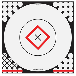 Birchwood Casey 34195 Shoot-N-C Reactive Target Self-Adhesive Paper Black/Red/White 17.25" Bullseye 5 Pack Birchwood Casey 34195 Shoot-N-C Reactive Target Self-Adhesive Paper Black/Red/White 17.25" Bullseye 5 Pack