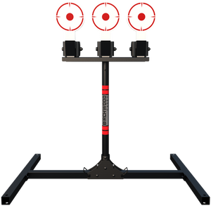 Birchwood Casey 3TPR 3 Spring Loaded Self Resting Targets Plate Rack Black/Red AR500 Steel 0.37" Thick Standing Birchwood Casey 3TPR 3 Spring Loaded Self Resting Targets Plate Rack Black/Red AR500 Steel 0.37" Thick Standing