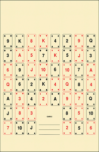 Action Target CARD2100 Entertainment  52 Playing Cards Paper 22.50" x 24" Multi-Color 100 Per Box                                                                                                       