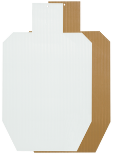 Birchwood Casey 38459 Sharpshooter  Brown/White Pistol/Rifle ISPC Silhouette                                                                                                                            