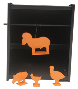 Beeman 2085 Pellet Trap  Steel Orange Target Airgun Metal Silhouette/Paper Targets                                                                                                                      