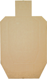 Action Target IPSC-CB IPSC/USPSA Targets  Hanging Cardboard 18" x 30"                                                                                                                                   