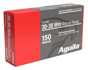 Aguila 80801AG 30-30Win 150gr InterLock Boat Tail Soft Point 20 Per Box/10 Case Aguila 80801AG 30-30Win 150gr InterLock Boat Tail Soft Point 20 Per Box/10 Case