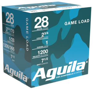 Aguila 1CHB2837 Birdshot Standard Velocity 28Gauge 2.75" 1oz 7.5Shot 25 Per Box/20 Case Aguila 1CHB2837 Birdshot Standard Velocity 28Gauge 2.75" 1oz 7.5Shot 25 Per Box/20 Case