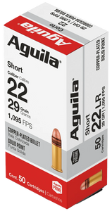 Aguila 1B220328 Super Extra Rimfire 22LR 40gr Copper Plated Solid Point 50 Per Box/40 Case                                                                                                               Aguila 1B220328 Super Extra Rimfire 22LR 40gr Copper Plated Solid Point 50 Per Box/40 Case