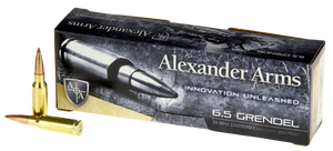 Alexander Arms AG129SSTBOX SST  6.5Grendel 129gr Hornady Super Shot Ballistic Tip 20 Per Box/10 Case                                                                                                    