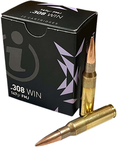 Ammo Inc IGMAN30820 Igman  308Win 147gr Full Metal Jacket 20 Per Box/50 Case                                                                                                                            