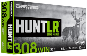 Ammo Inc 308165SSTA20 Hunt Long Range 308Win 165gr Super Shock Tip 20 Per Box/10 Case Ammo Inc 308165SSTA20 Hunt Long Range 308Win 165gr Super Shock Tip 20 Per Box/10 Case