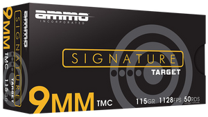 Ammo Inc 9115TMCA50 Signature  9mm Luger 115gr Total Metal Case 50 Per Box/20 Case                                                                                                                      