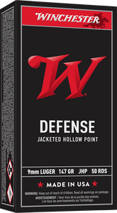 Winchester Ammo USA9JHP2 USA 9mmLuger 147gr Jacketed Hollow Point 50 Per Box/10 Case Winchester Ammo USA9JHP2 USA 9mmLuger 147gr Jacketed Hollow Point 50 Per Box/10 Case