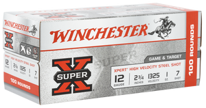 Winchester Ammo WE12GTVP7 Super X Xpert High Velocity 12Gauge 2.75" 1oz 7Shot 100 Per Box/2 Case *Value Pack                                                                                            