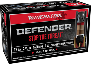 Winchester Ammo S12PDX1S PDX1 Defender 12Gauge 2.75" 1oz Rifled Slug Shot 10 Per Box/10 Case Winchester Ammo S12PDX1S PDX1 Defender 12Gauge 2.75" 1oz Rifled Slug Shot 10 Per Box/10 Case