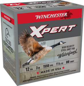 Winchester Ammo WEX123BB Super X Xpert High Velocity 12Gauge 3" 1 1/8oz BBShot 25 Per Box/10 Case                                                                                                       