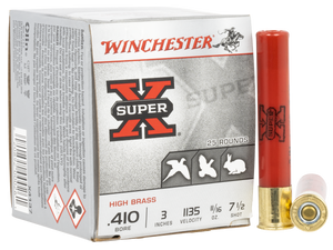 Winchester Ammo X4137 Super X Heavy Game Load High Brass 410Gauge 3" 11/16oz 7.5Shot 25 Per Box/10 Case Winchester Ammo X4137 Super X Heavy Game Load High Brass 410Gauge 3" 11/16oz 7.5Shot 25 Per Box/10 Case