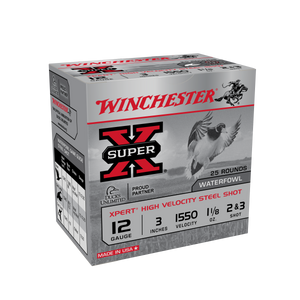 Winchester Ammo WEX12323 Super X Xpert 12Gauge 3" 1 1/8oz 2/3Shot 25 Per Box/10 Case                                                                                                                    