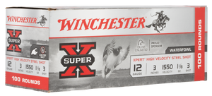 Winchester Ammo WEX1233VP Super X Xpert High Velocity 12Gauge 3" 1 1/8oz 3Shot 100 Per Box/2 Case *Value Pack                                                                                           