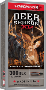 Winchester Ammo X300BLKDS Deer Season XP 300Blackout 150gr Extreme Point 20 Per Box/10 Case Winchester Ammo X300BLKDS Deer Season XP 300Blackout 150gr Extreme Point 20 Per Box/10 Case