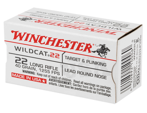Winchester Ammo USA22LR USA Wildcat 22LR 40gr Lead Round Nose 5000rds *Sold by the case                                                                                                                 