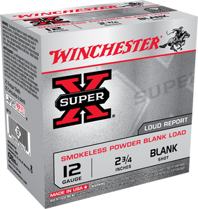 Winchester Ammo XP12 Super X Blank 12Gauge 2.75" 25 Per Box/10 Case Winchester Ammo XP12 Super X Blank 12Gauge 2.75" 25 Per Box/10 Case