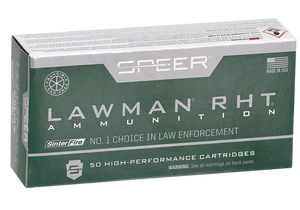 Speer 53375 Lawman Training RHT 40S&W 125gr SinterFire Frangible 50 Per Box/20 Case                                                                                                                     