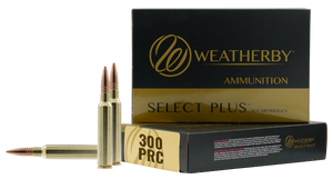 Weatherby M300P195HCB Select Plus  300PRC 195gr Hammer Custom 20 Per Box/10 Case                                                                                                                        