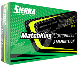 Sierra A227501 MatchKing Competition 308Win 175gr Sierra MatchKing BTHP 20 Per Box/10 Case Sierra A227501 MatchKing Competition 308Win 175gr Sierra MatchKing BTHP 20 Per Box/10 Case