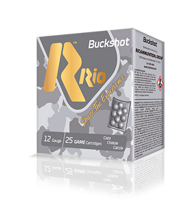 Rio Ammunition RB12925 Royal Buck  12Gauge 2.75" 00Buck Shot 25 Per Box/10 Case                                                                                                                         