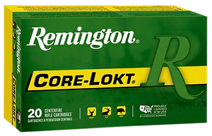 Remington Ammunition 29049 Core-Lokt  6mmCreedmoor 100gr Pointed Soft Point Core-Lokt 20 Per Box/10 Case                                                                                                