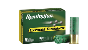 Remington Ammunition 20620 Express Buckshot 12Gauge 2.75" 00Buck Shot 5 Per Box/50 Case Remington Ammunition 20620 Express Buckshot 12Gauge 2.75" 00Buck Shot 5 Per Box/50 Case