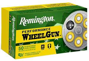 Remington Ammunition 22340 Performance WheelGun  45Colt 250gr Lead Round Nose 50 Per Box/10 Case                                                                                                        