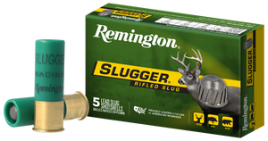 Remington Ammunition 20270 Slugger  12 Gauge 3" 1 oz Rifled Slug Shot 5 Per Box/ 50 Cs                                                                                                                  
