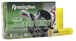 Remington Ammunition 26859 Premier Magnum Turkey 20Gauge 3" 1 1/4oz 6Shot 5 Per Box/20 Case Remington Ammunition 26859 Premier Magnum Turkey 20Gauge 3" 1 1/4oz 6Shot 5 Per Box/20 Case