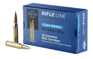 PPU PP7F Metric Rifle  7.5x54French 139gr Full Metal Jacket 20 Per Box/10 Case                                                                                                                          