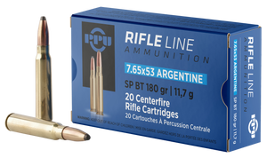 PPU PP7AS Metric Rifle  7.65x53mmArgentine 180gr Soft Point Boat Tail 20 Per Box/10 Case                                                                                                                