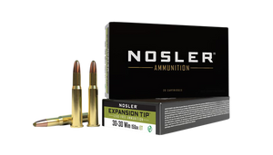 Nosler 40670 E-Tip  30-30Win 150gr E Tip Lead Free 20 Per Box/10 Case                                                                                                                                   