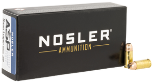 Nosler 51017 Assured Stopping Power Handgun 9mmLuger 115gr Jacketed Hollow Point 50 Per Box/10 Case                                                                                                     