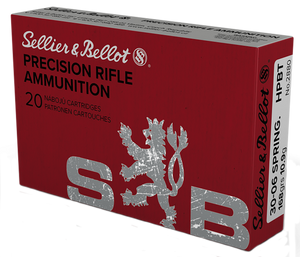 Sellier & Bellot SB3006D Rifle  30-06Springfield 168gr Hollow Point Boat Tail 20 Per Box/20 Case                                                                                                        