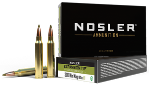 Nosler 40038 E-Tip  300WinMag 180gr E Tip Lead Free 20 Per Box/10 Case                                                                                                                                  