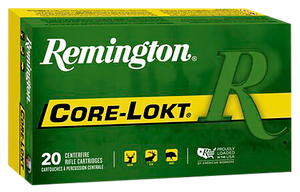 Remington Ammunition 27842 Core-Lokt  308Win 150gr Pointed Soft Point Core-Lokt 20 Per Box/10 Case                                                                                                      